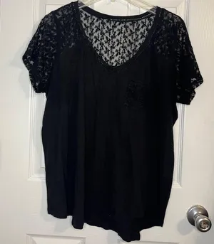 Torrid Lace Shoulder Shirt thumbnail 2