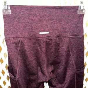 Aerie offline Chill Play Move Leggings Maroon size S thumbnail 4