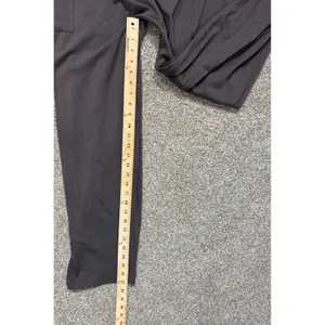 Womens Charcoal Gray Sleeveless Harem Jumpsuit with Pockets Cotton Blend L thumbnail 4