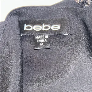 Bebe Size M Black Dress Tank thumbnail 14
