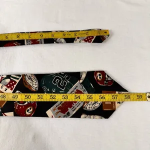 Andrew Rosetti Men's Tie NFL Super Bowl Silk Necktie Football Vintage Cravat thumbnail 5