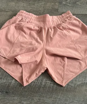 Dusty Pink Lululemon Shorts Hotty Hot 2” tall thumbnail 1