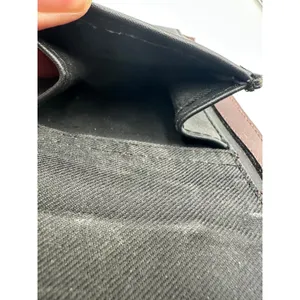 Western Woven Heart Concho Crossbody Wallet Bag Brown Black Ornate Corners thumbnail 5