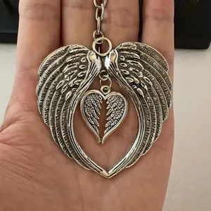Angel Wings Keychain Charm for Men Women Car Keychain Key Ring Bag Charm thumbnail 5