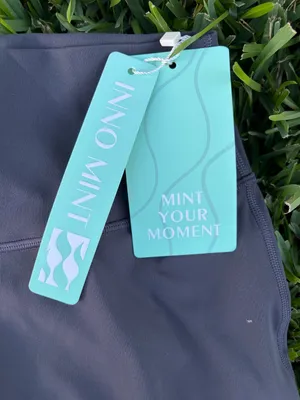 INNO MINT High Waist Scrunch Butt Flare Yoga Pants Gray Size L 12/14 NWT thumbnail 5