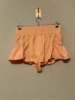 FP Movement by Free People Get Your Flirt On Shorts Peach Size Medium thumbnail 3