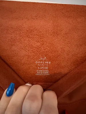 Aerie Burnt Orange Leggings thumbnail 3