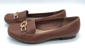 Charter Club Womens Alettee Loafers Flats Slip On Faux Leather Brown 8 thumbnail 3