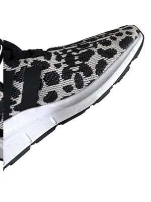 EUC Adidas Swift Run 1.0 Sneakers Beige Black Animal Print Size 8 thumbnail 5