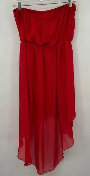 Chocolate‎ Womens Red Dress Size Large thumbnail 1