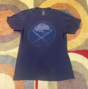 Old Time Hockey Buffalo Sabres NHL Short Sleeve T Shirt Vintage Style Women’s M thumbnail 1