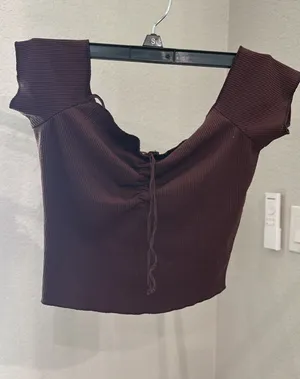 Urban Outfitters Brown Crop Top thumbnail 1
