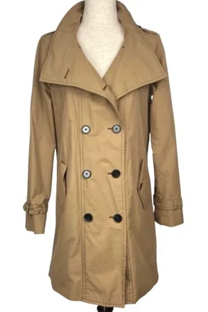 GAP Double Breasted Trench Coat/Raincoat Tan Khaki thumbnail 1