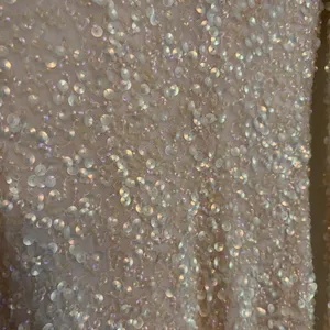 NWT Ashley Lauren Sz 2 Powder‎ Sequin Short Dress V Neck Formal Pageant Prom thumbnail 6