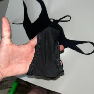 Aerie Black One Piece Open Back Swimsuit Size Xs thumbnail 4