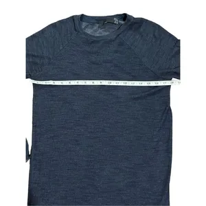 Zara‎ Womens Navy Blue Bodycon Stretchy Casual Midi sz Small thumbnail 6