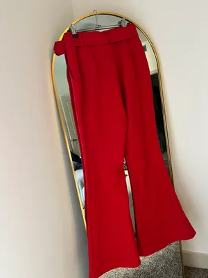 VICI NWT  Red Runway Flares thumbnail 10
