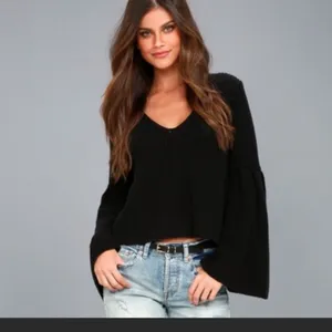Free people damsel bell‎ sleeve sweater thumbnail 2