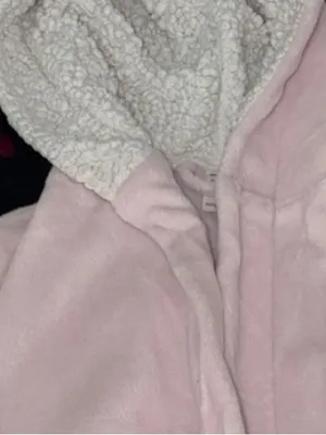 Victoria’s Secret Pink Gold Sequins logo Sherpa Bathrobe thumbnail 14