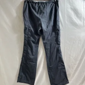 Cherokee Gray Scrub Pants Womens S/CH/P 32" Inseam 30" Elastic Waist Medical thumbnail 2