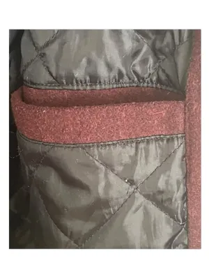 PacSun ࿊ DFW Varsity Patchwork Faux Leather Jacket ࿊ Burgundy ࿊ Men S ࿊ Women M thumbnail 14