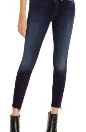 MOTHER casual Dark Blue looker ankle fray size 25‎ thumbnail 1