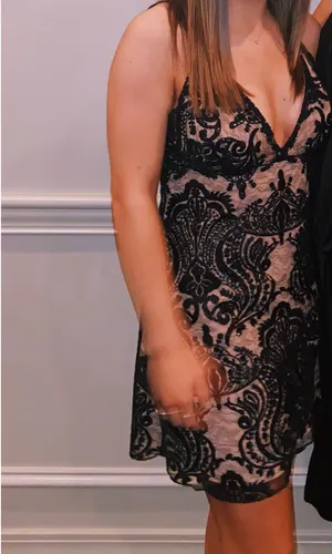 Free People Shimmer Night Dress Mini thumbnail 3