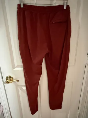 Vuori Maroon Jogger Pants with White Drawstring only LARGE left thumbnail 4