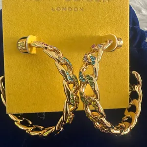 Kurt Geiger Pave Crystal Hoop Earrings‎ thumbnail 2