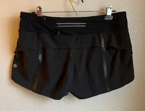 Lululemon Run Times Short Black 4” thumbnail 1