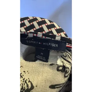 Tommy Hilfiger Women's M Wrap Blouse Geometric Print Flutter Sleeve Tie Waist thumbnail 10