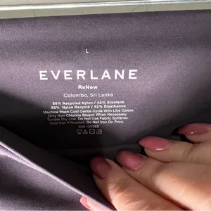 Everlane The Perform Renew High Rise Purple Gray Athleisure Ankle‎ Leggings thumbnail 5