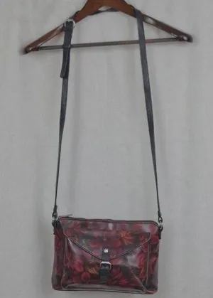Patricia Nash Floral Leather Crossbody Purse thumbnail 1