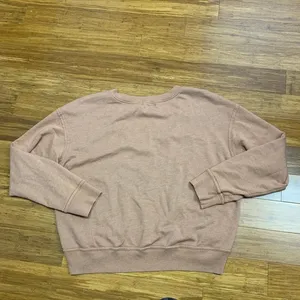 Michael Stars V-Neck Pullover Sweatshirt Womens Size XL Brown Relaxed‎ Fit Comfy thumbnail 3