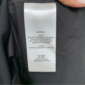Tibi Black Crepe Shift Dress 3/4 Cinched Sleeves size 4 thumbnail 8