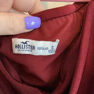 Hollister size small wine red Bodycon cowl neck mini formal dress thumbnail 2
