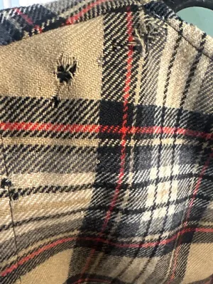 Vintage Browns of Bermuda Plaid Pure New Wool Vest US 12 Made England Old Money thumbnail 5