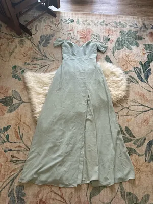 BIRDY GREY Devin Dress In Sage Chiffon thumbnail 4