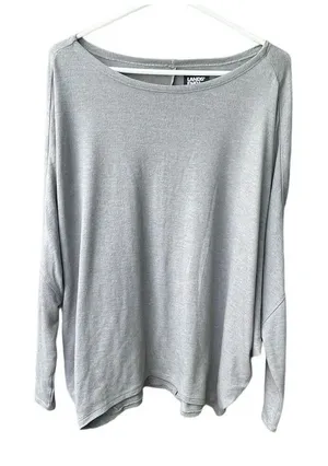 Lands End size L dolman sleeves sweater. Neutral Light grey thumbnail 1