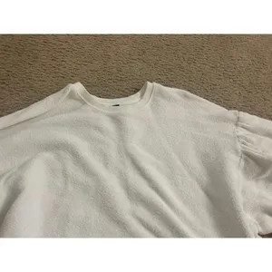 Free people bell sleeve top sweater like white size medium oversized thumbnail 3