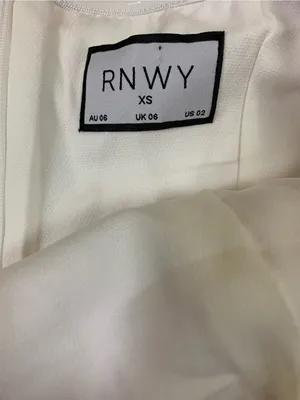 RNWY Jade Acadia Floral Strapless Midi Dress XS Pink Orange Y2K Party Cocktail thumbnail 5