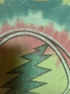 Liquid Blue Grateful Dead Steal Your Face Tie Dye T Shirt Reggae SYF Hippie thumbnail 5