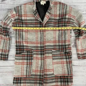 Jolt Oversized Plaid Coat. Size Small. EUC thumbnail 8