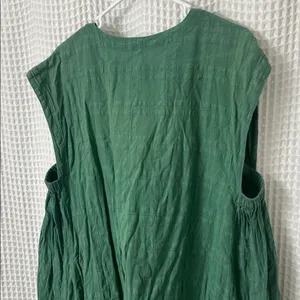 YFB Young Fabulous & Broke Green Cotton Mini Dress Large thumbnail 6