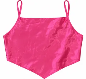 Vine and Valley Hot Pink Satin Corset Cami Top – Size M thumbnail 1