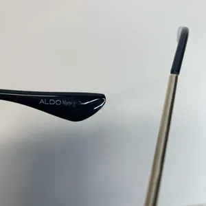 Aldo Brand Black Casual Glam Sunglasses Gold Metal thumbnail 2