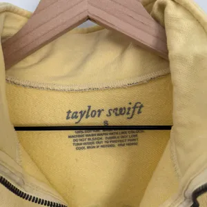 Taylor Swift Small Folklore Quarter‎ Zip Pullover Yellow thumbnail 4