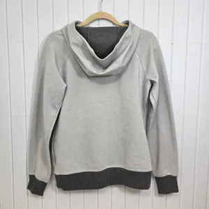 Burton Women's Gray Hoodie with front pockets Streetwear Size‎ XS thumbnail 2