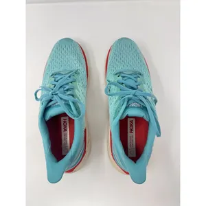 Hoka One One Womens Shoes Blue Red Clifton 8 Athletic Running Sneakers US 11 B thumbnail 7