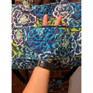 Vera Bradley Retired Katalina Blues Large Weekender Quilted Floral Duffel Bag thumbnail 7